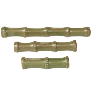 竹节两用笔搁陶瓷笔架 毛笔笔搁创意 可爱 陶瓷笔阁 笔搁古风笔山毛笔架书法压纸批发镇尺书法镇纸小摆件迷你