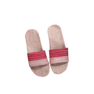 Auramoon.Disk.拖鞋亚麻夏情侣居家用室内防滑不臭脚凉拖鞋 |硬盘