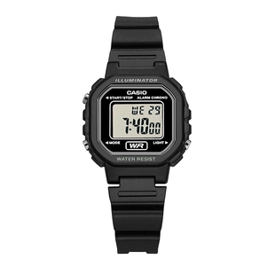 CASIO卡西欧手表学生果冻色闹钟防水数显小方表LA-20WH-1A/4/8礼