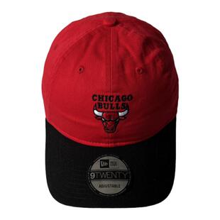 NBA芝加哥公牛队New Era男女款休闲钓鱼遮阳软顶棒球帽子9TWENTY