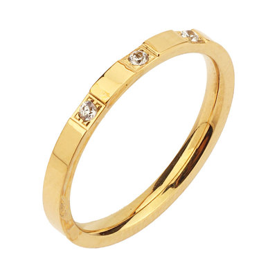 闺蜜戒指SIYUE锆石包金女