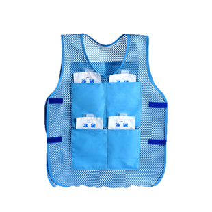 制冷背心降温神器马甲冰袋空调户外工地高温夏天液冷水冷防护服男