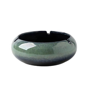 大号烟灰缸创意个性陶瓷烟缸家用复古中式客厅轻奢办公室潮流桌面