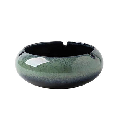 大号烟灰缸创意个性陶瓷烟缸家用复古中式客厅轻奢办公室潮流桌面