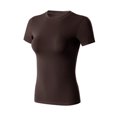 Mitaogirl紧身收腰健身上衣女