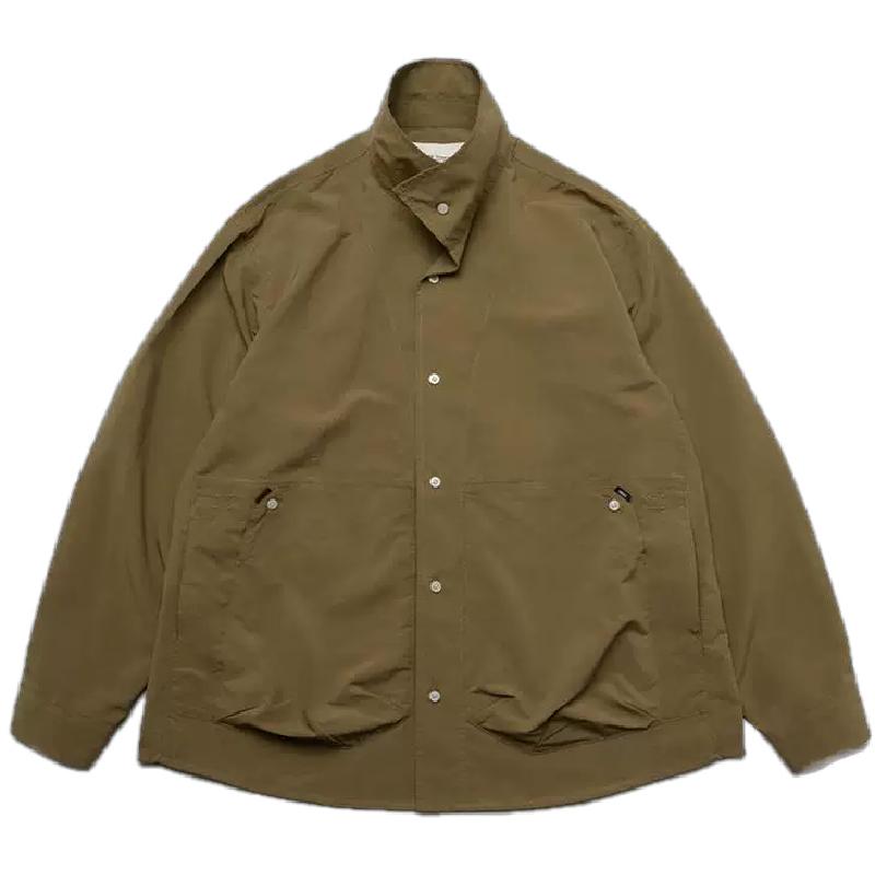 TMCAZ Stand Collar Shirt Jacket山系通勤不易沾水立领衬衫夹克