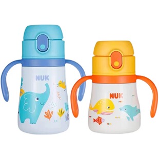 NUK保温杯宝宝儿童专用316不锈钢杯幼儿园防摔便携喝水杯带手柄