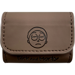 瑞克和莫蒂创意一体式Airpods/Pro保护套连体不掉盖适用苹果耳机壳2/3/4二三四代仿皮质潮男AirPods4代新款