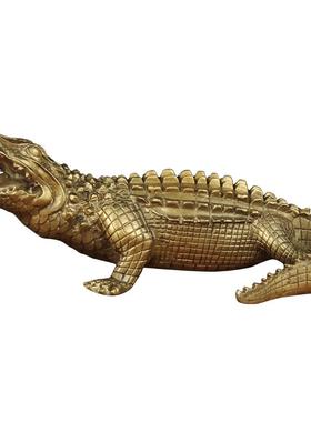 鳄鱼客厅玄关电视柜乔迁新居摆件