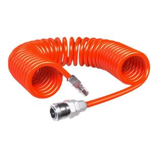 气动PU弹簧气管软管气泵空压机气枪6螺旋汽管收卷器10伸缩高压8mm