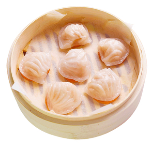 【胡可推荐】国联水产水晶虾饺皇广式茶楼同款早茶点心冷冻半成品