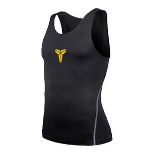 运动紧身衣健身房男篮球无袖跑步速干排汗高弹户外训练服打底薄款