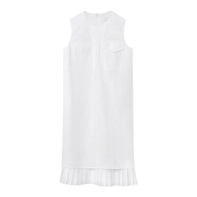 【SOLOTEX微风系列】OVV春夏热卖女装户外穿搭无袖圆领直筒连衣裙