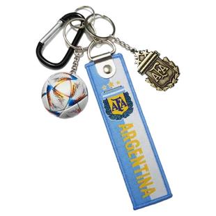 欧洲杯德国周边钥匙扣西班牙英格兰葡萄牙国家队足球队徽书包挂件