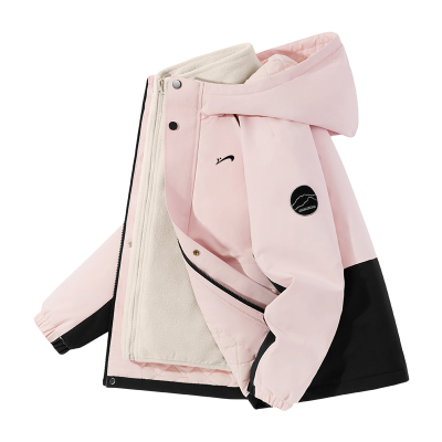 贵人鸟童装冲锋棉服-2件3种穿搭