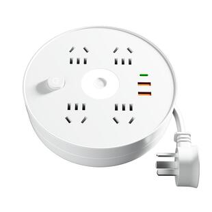 [新品首发]插座可收纳伸缩多功能排插插线板USB带线插排接线板