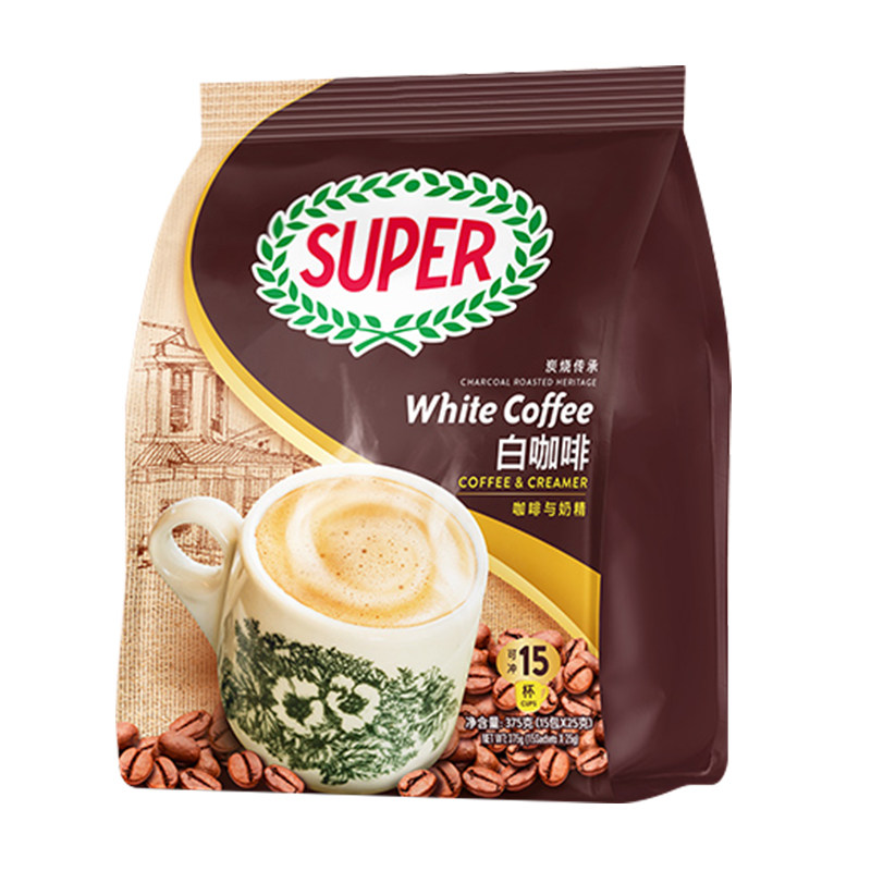 马来西亚super超级牌炭烧白咖啡