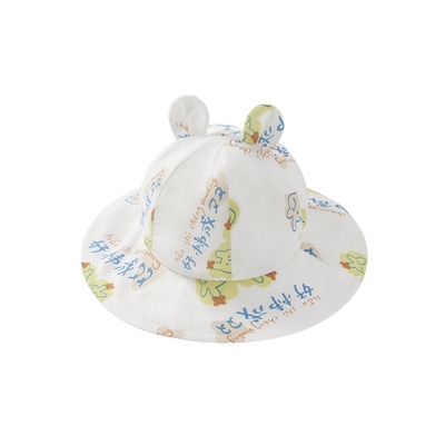 木生棉婴儿帽子夏季薄款