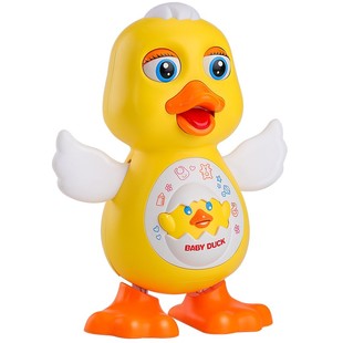鸭子唱歌婴儿玩具有声会动的儿童宝宝男女孩小黄鸭跳舞火红鸭一岁