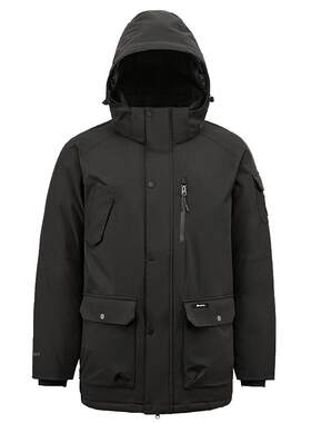 君羽鹅绒服男中长款工装加厚外套