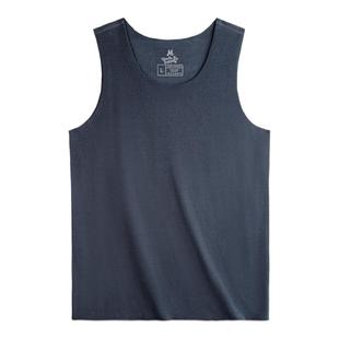 马登工装美式复古双面绒磨毛无痕背心圆领休闲打底无袖坎肩男春