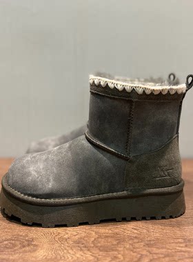 【帝朝阳】真皮全羊毛！光面皮！2026新款女士雪地靴防水防滑保暖