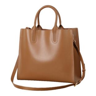 真皮托特包女士2026新款高级感单肩斜挎大容量通勤手提包上班大包