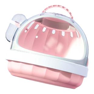 仓鼠外带笼金丝熊小窝手提便携透明宠物龙猫豚鼠蜜袋鼯外出专用包