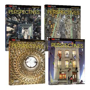 【进口直营】美国国家地理NGL Perspectives 1234级别高中青少英语综合辅导教材口语听说读写专项练习技能学习资料基础赠电子账号