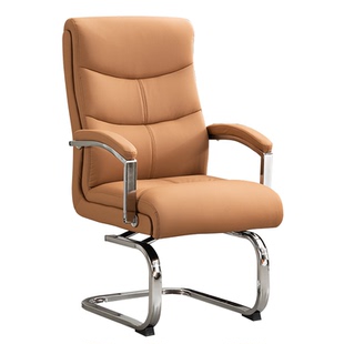 弓形老板椅真皮老板椅舒适久坐商务电脑椅家用学习靠背椅会议椅子