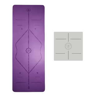 瑜伽天然橡胶防滑小号迷你护膝瑜伽垫专业平板撑健身垫瑜伽组合套