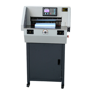 弘文E4606R电动程控切纸机 重型裁纸刀大型全自动厚层裁刀相册重型裁纸机不干胶切纸刀图文标书切割机裁切机