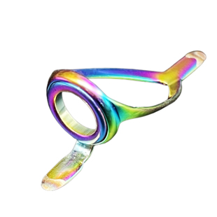 彩色手把环炫彩筏竿环双脚导环防缠绕过线环定位环手竿改前打麦谷