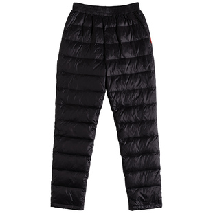 中老年羽绒裤女冬外穿2025年新款女士妈妈加绒加厚东北保暖棉裤子