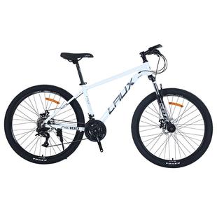 雷克斯LAUX哪吒100Pro山地自行车成人通勤学生铝合金24速单车酷帅