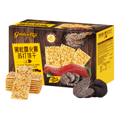 黑松露火腿苏打饼干518g盒装