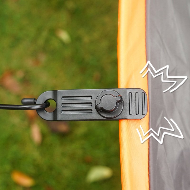 新升级户外帐篷夹天幕帐篷遮阳棚防风固定扣塑料夹扣风绳扣鲨鱼夹
