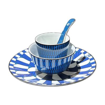 高端酒店摆台陶瓷餐具法式意大利