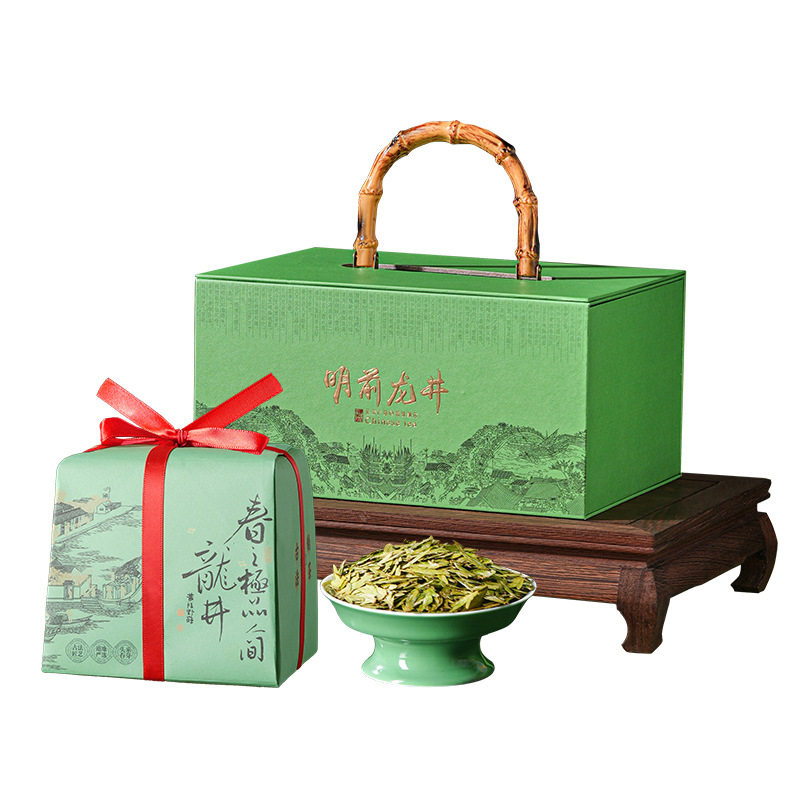 明前特级龙井茶新茶礼盒送人包邮