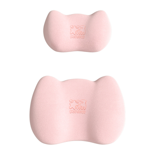 爱车屋汽车头枕车用护颈枕运动座椅车载枕头靠枕高档可爱腰靠垫女