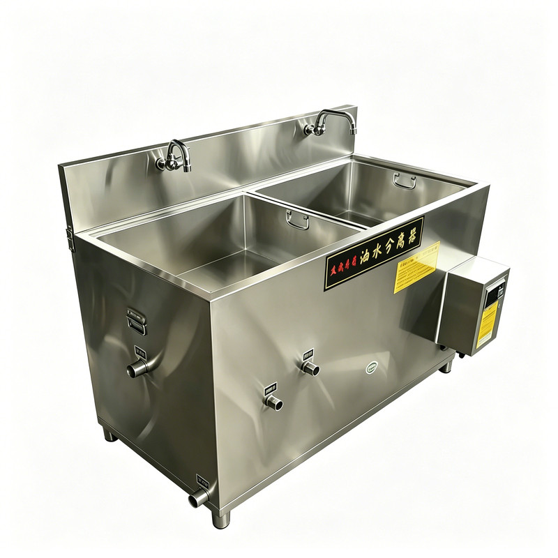 火锅店油水分离器洗菜不锈钢隔油池商用厨房餐饮自动排水隔渣过滤