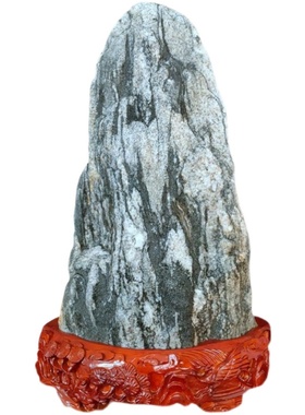 天然泰山石原石奇石靠山石刻字石园林景观造型石室外造景摆件