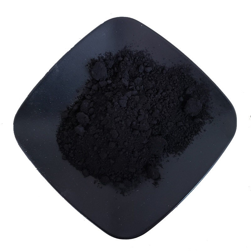 天然颜料黑岩矿粉 超细氧化铁黑 磁性四氧化三铁粉 黑朱粉250克