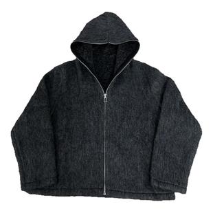 RTIMFD 羊毛马海毛全拉链开衫外套 cleanfit氛围加厚os版连帽夹克