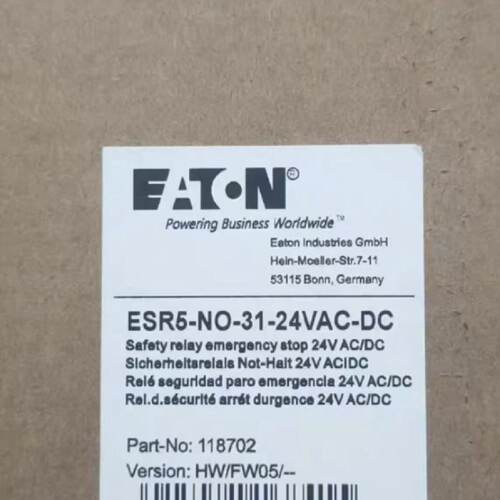议价伊顿安全继电器 ESR5-NO-31-24VAC-DC  ESR5-NO-41-24VAC-DC