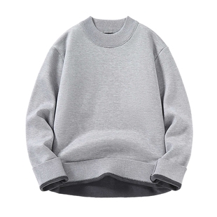 班尼路S&K系列毛衣男冬季半高领男士加绒加厚针织男款内搭毛衫LF