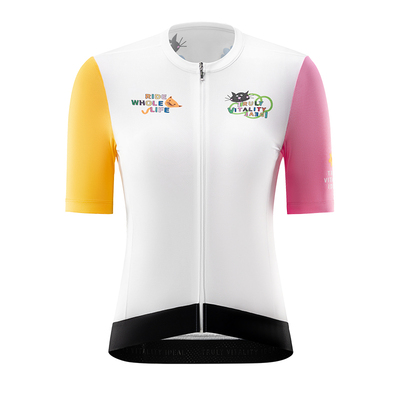 洛克兄弟女短袖骑行服速干排汗