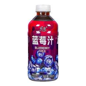 无糖饮料蓝莓汁整箱批发360ml6瓶