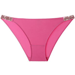 3条118好奇小姐Barbie联名裸感无痕舒适纯棉抗菌裆低腰三角内裤女