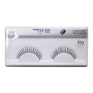 韩国eyemeV33假睫毛粉色盒装单簇日常鲜明可重复使用